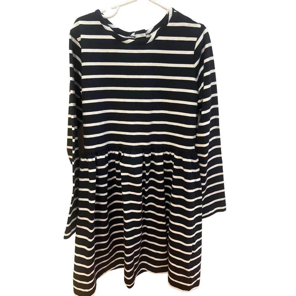 Hanna Andersson Striped Dress 8 / 130 NWOT